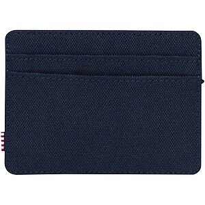 Herschel Charlie recycled RFID card holder, navy