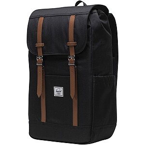 Herschel Retreat™ recycled laptop backpack 23L, solid black