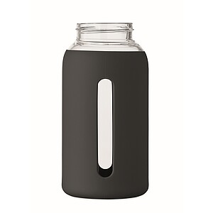 High borosilicate glass bottle, black