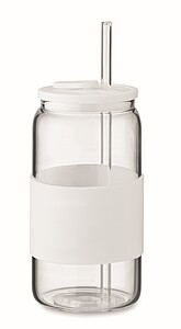 High borosilicate tumbler 550ml, white