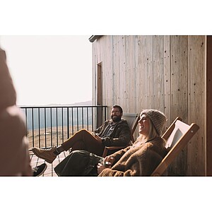 Hip flask with shot cups, black