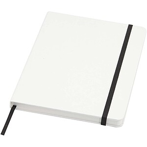 Holm A5 stone paper hard cover notebook with lined pages, white