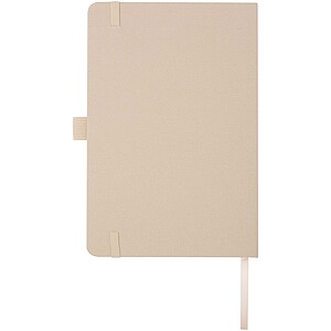 Honua A5 recycled paper notebook with recycled PET cover, oatmeal