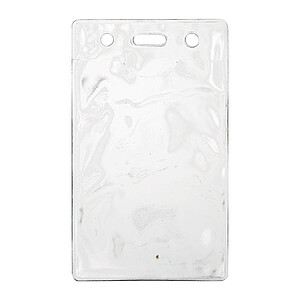 Horizontal card holder, transparent