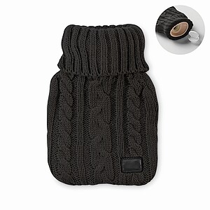 Hot water bottle 400ml, black