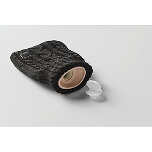 Hot water bottle 400ml, black