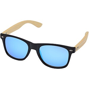 Hue sunglasses with bamboo temples, blue