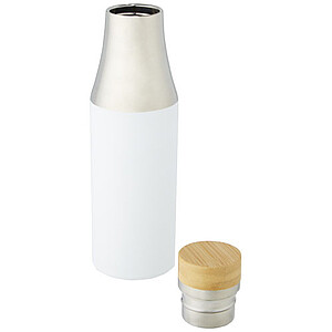 Hulan 540 ml copper vacuum insulated stainless steel bottle with bamboo lid