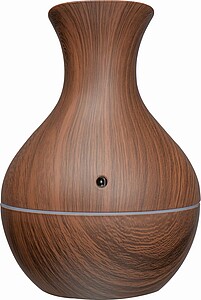 Humidifier with dark wood look