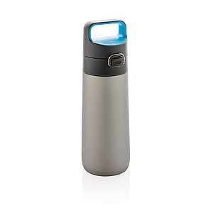 Hydrate leak proof lockable vacuum bottle, grey