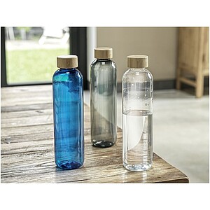HydroFruit 700 ml recycled plastic sport bottle with flip lid and infuser