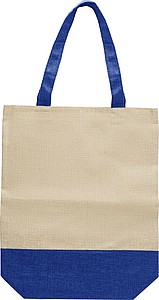 Imitation linen shopping bag