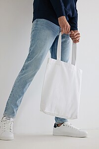 Impact AWARE™ Recycled cotton tote w/bottom 145g, white