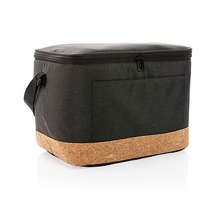 Impact AWARE™ XL RPET two tone cooler bag with cork detail