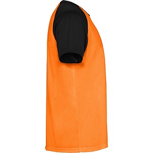 Indianapolis short sleeve kids sports t-shirt, fluor orange, size 4