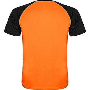 Indianapolis short sleeve unisex sports t-shirt, fluor orange, size S
