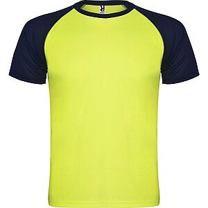 Indianapolis short sleeve unisex sports t-shirt, fluor yellow, size L