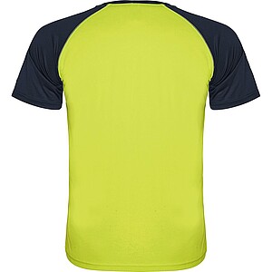 Indianapolis short sleeve unisex sports t-shirt, fluor yellow, size S