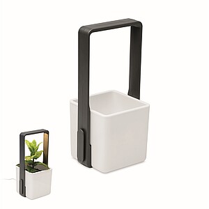 Indoor garden with LED light, white