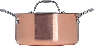 Induction cooker with lid, pink