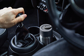 Insulated Leakproof Travel Cup Stainless Steel, grey