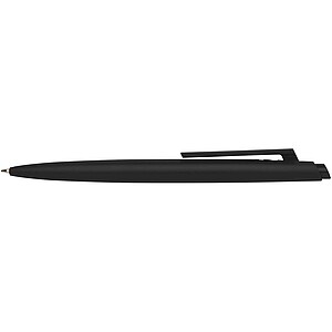 Ipe RCS recycled ballpoint pen (blue ink), solid black