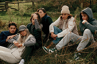 Iqoniq Abisko recycled cotton zip through hoodie