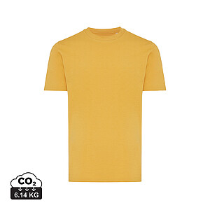 IQONIQ Brett recycled cotton t-shirt, ochre yellow