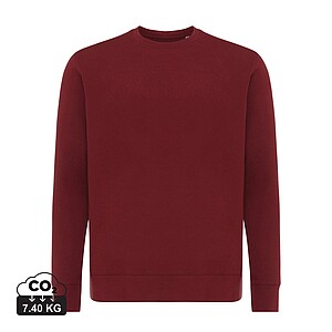 Iqoniq Etosha lightweight recycled cotton crew neck, burgundy
