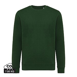 Iqoniq Etosha lightweight recycled cotton crew neck, forest green