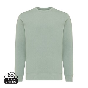 Iqoniq Etosha lightweight recycled cotton crew neck, iceberg green