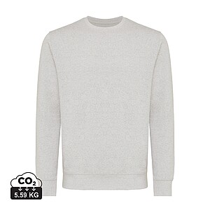 Iqoniq Etosha lightweight recycled cotton crew neck, light heather grey