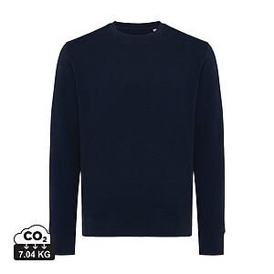 Iqoniq Etosha lightweight recycled cotton crew neck, navy