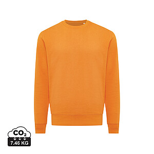 Iqoniq Etosha lightweight recycled cotton crew neck, orange, size XXS