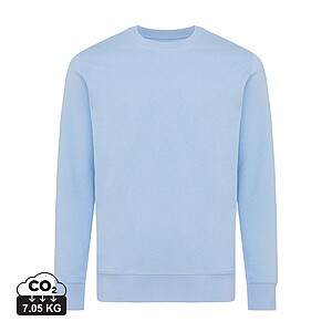 Iqoniq Etosha lightweight recycled cotton crew neck, sky blue