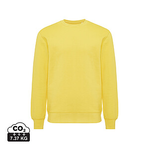 Iqoniq Etosha lightweight recycled cotton crew neck, yellow, size XXS