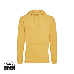 IQONIQ Jasper recycled cotton hoodie, ochre yellow