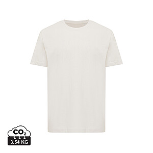 Iqoniq Kakadu relaxed recycled cotton t-shirt, ivory white, size XXS