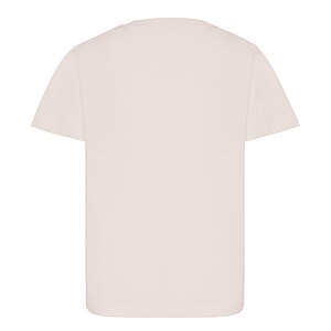 Iqoniq Koli kids lightweight recycled cotton t-shirt, cloud pink