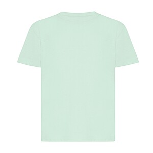 Iqoniq Koli kids lightweight recycled cotton t-shirt, crushed mint