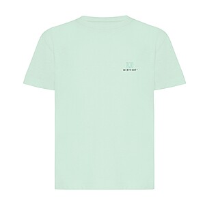 Iqoniq Koli kids lightweight recycled cotton t-shirt, crushed mint