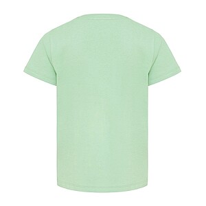 Iqoniq Koli kids lightweight recycled cotton t-shirt, iceberg green