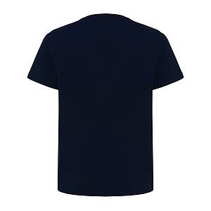 Iqoniq Koli kids lightweight recycled cotton t-shirt, navy