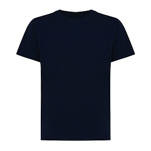 Iqoniq Koli kids lightweight recycled cotton t-shirt, navy
