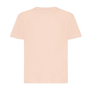 Iqoniq Koli kids lightweight recycled cotton t-shirt, peach nectar