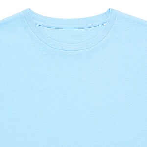 Iqoniq Koli kids lightweight recycled cotton t-shirt, sky blue