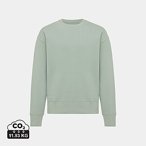 IQONIQ Kruger relaxed recycled cotton crew neck, iceberg green