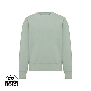 IQONIQ Kruger relaxed recycled cotton crew neck, iceberg green