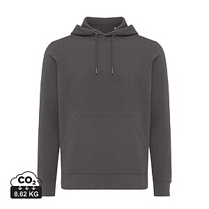 Iqoniq Rila lightweight recycled cotton hoodie, anthracite