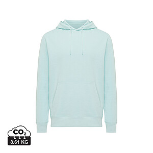 Iqoniq Rila lightweight recycled cotton hoodie, crushed mint, size XXS
